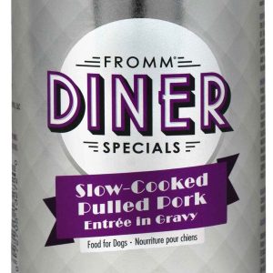 Fromm Diner Dog Can Diner Specials Slow-Cooked Pulled Pork Entrée in Gravy 12.5 Ounces