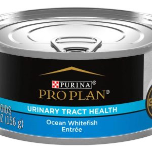 Purina Pro Plan Urinary Tract Cat Food Wet Pate, Ocean Whitefish Entree - 5.5 Ounce Can