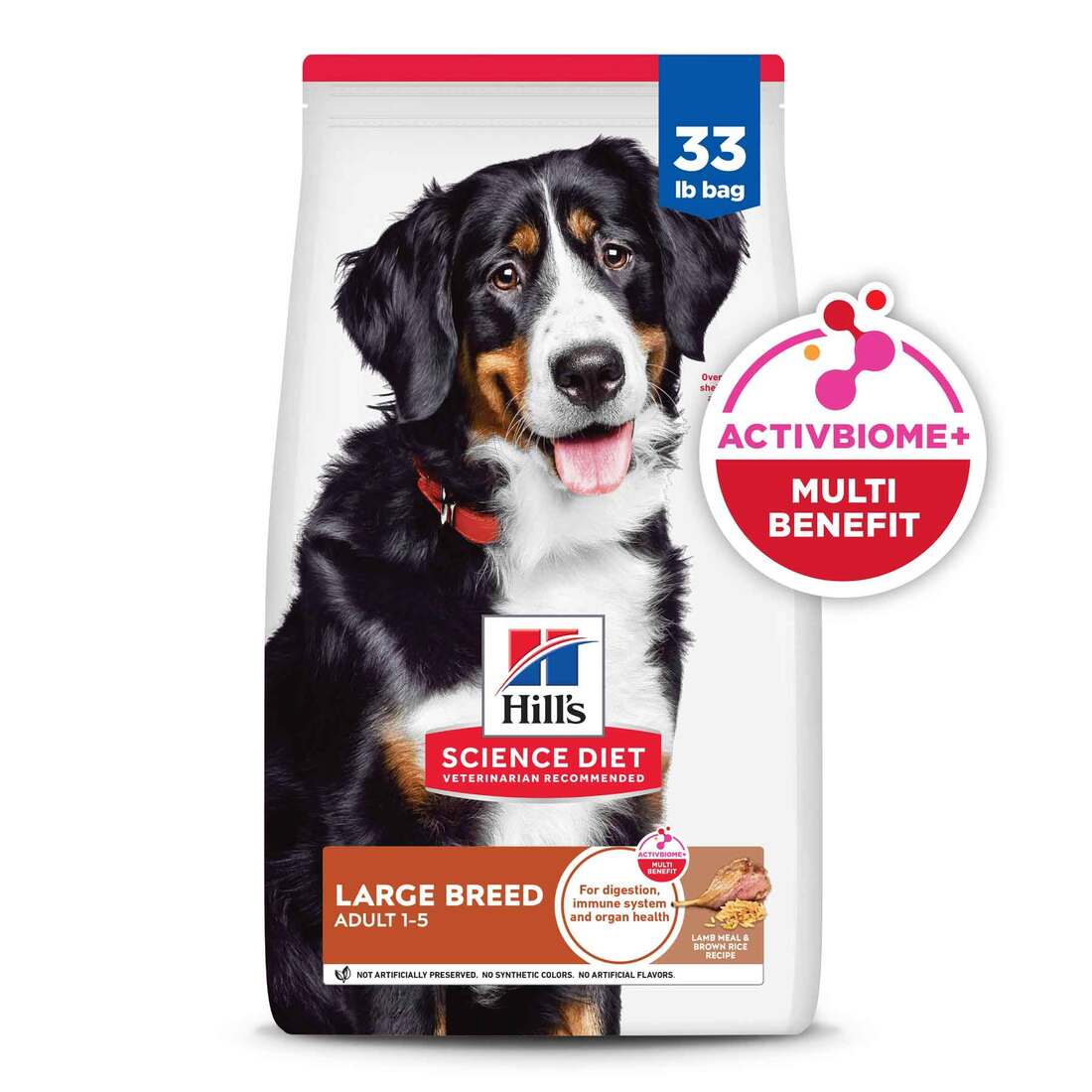 Hill's Science Diet Adult Large Breed Dry Dog Food, Lamb Meal & Rice Recipe, 33 Pound Bag