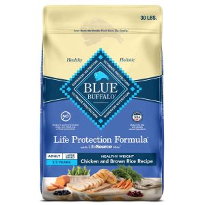 Blue Buffalo Life Protection Formula Healthy Weight Large Breed Adult Natural Dry Dog Food, Chicken