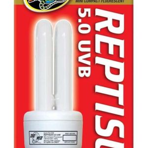 Zoo Med Reptisun 5.0 UVB Tropical Mini Compact Fluorescent Lamp, 13 Watt