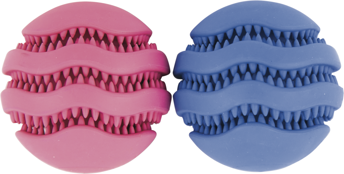 Play On Rubber Teeth Ball Dog Toy, Assorted