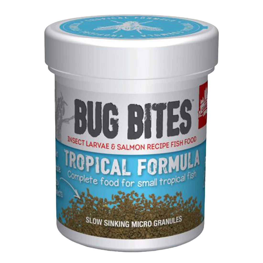 Fluval Bug Bites Tropical Fish Small Granules, 1.59 Ounce