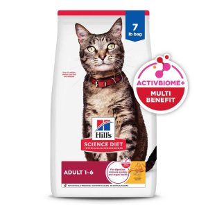 Hill's Science Diet Adult Chicken Recipe Dry Cat Food, 7 Pound Bag