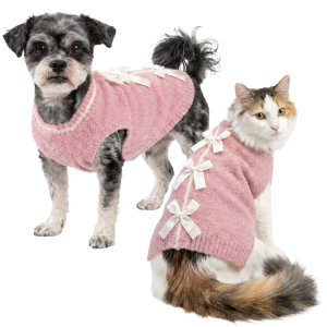 Play On Bow Dog or Cat Cardigan