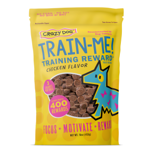 Crazy Dog Train-Me! Training Reward Chicken Dog Treat, 16 Ounces