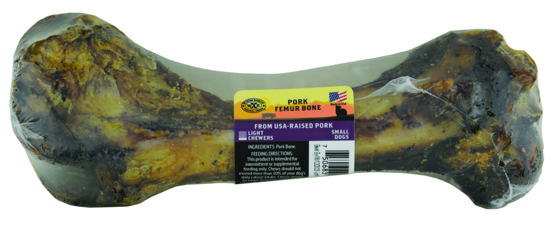 Wixom Ranch Natural Chews Pork Femur Bone