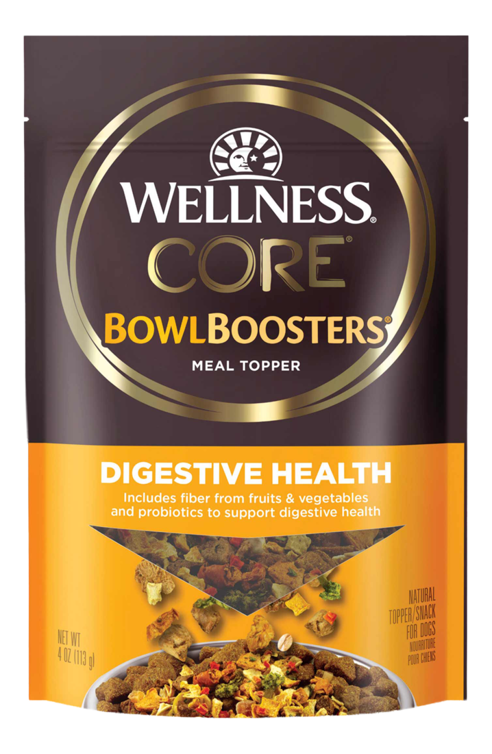 Wellness CORE Bowl Boosters Digestive Health Dog Food Topper, 4 Ounce Bag