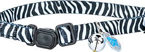 Play On Cat Zebra Adjustable Collar