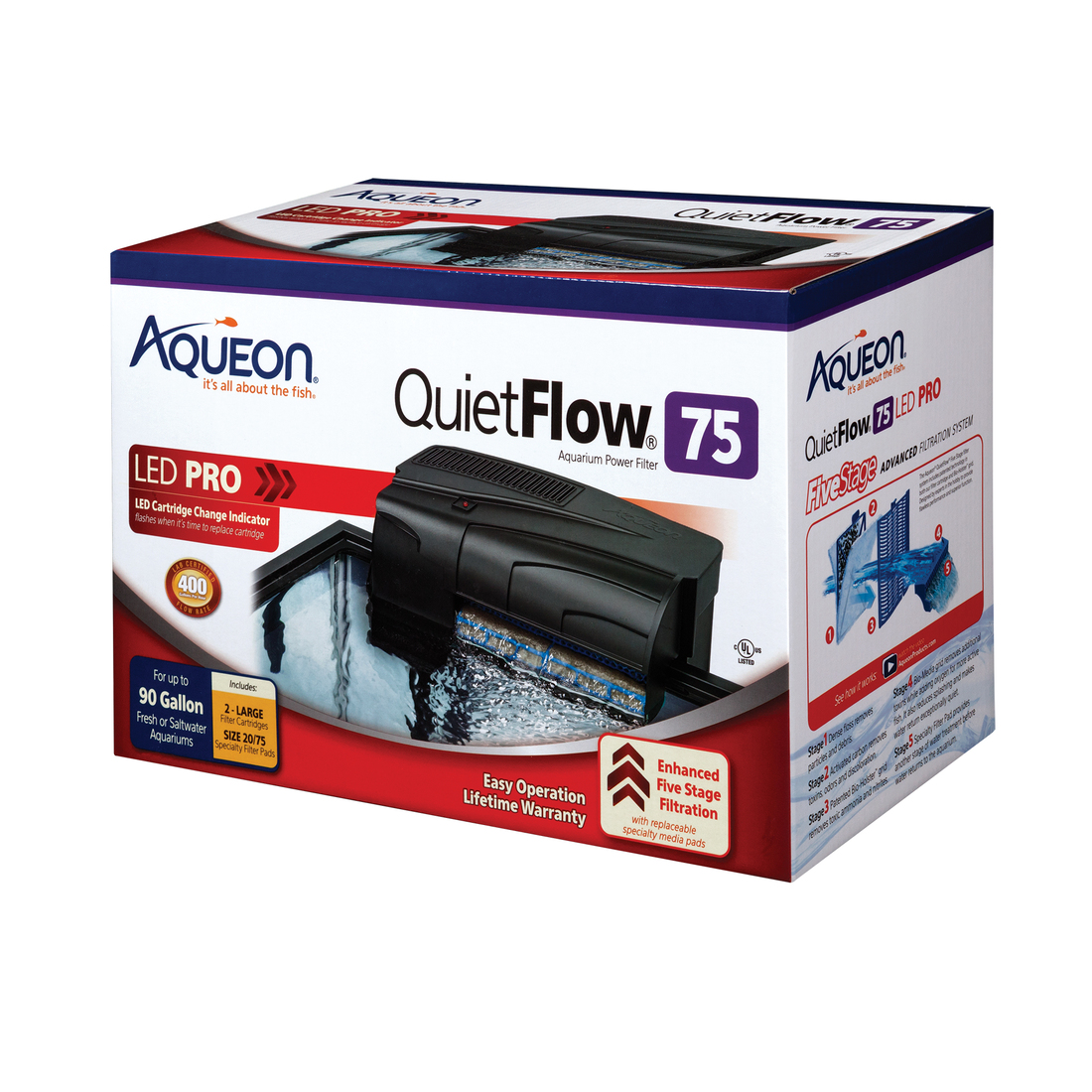 Aqueon Quiet Flow 75 LED PRO Filter