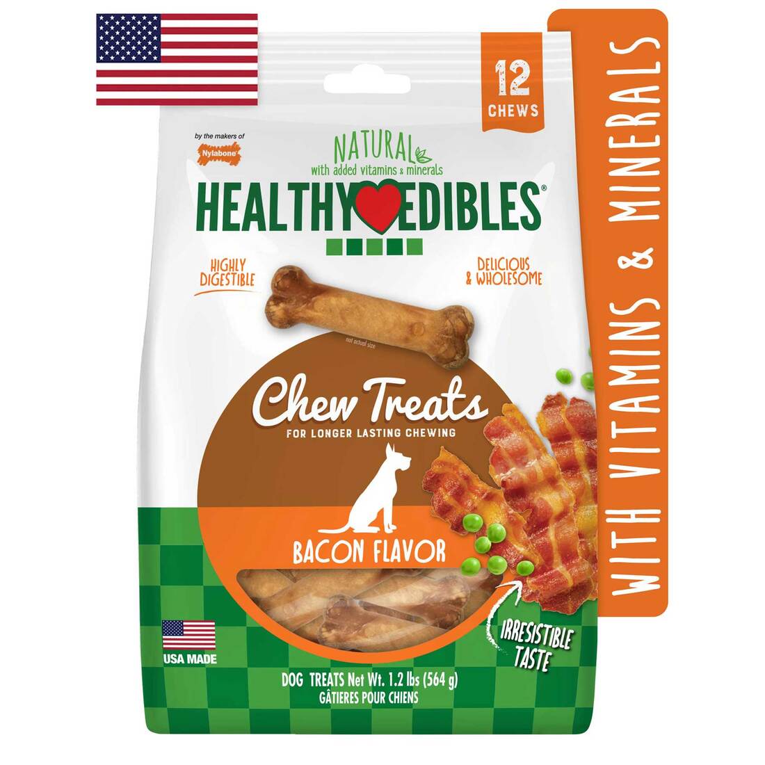 Nylabone Healthy Edibles Bacon - Image 2