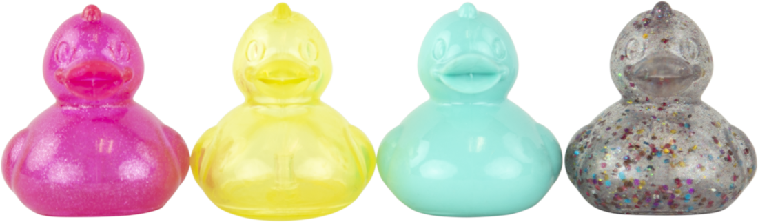 Play On Rubber Duck Dog Toy Assorted Colors