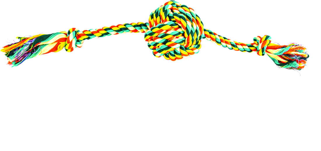 Play On Dog Toy Rope 3 Knot