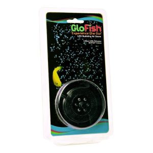 Tetra GloFish Round LED Bubbler with 6 Blue LED's