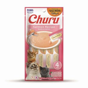 Inaba Churu Salmon Cat Treat, 2 Ounces
