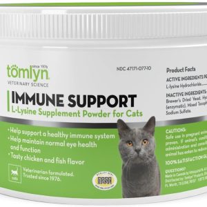 Tomlyn Immune Support L-Lysine Powder, 3.5 Ounces