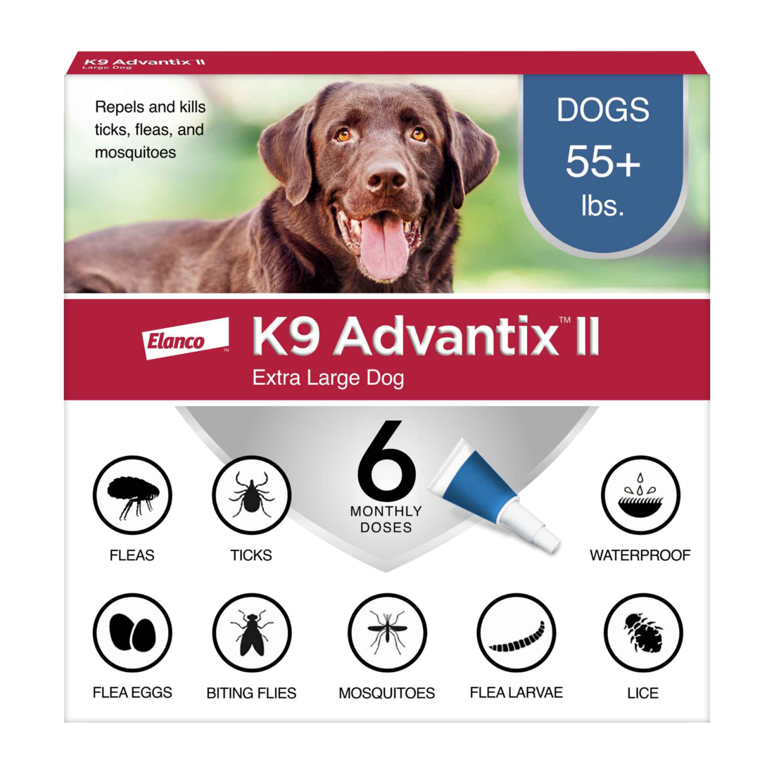 K9 Advantix II Flea Treatment Extra Large Dog