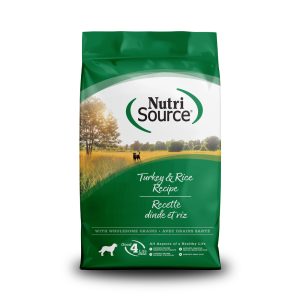 NutriSource Turkey & Rice Dry Dog Food, 4 Pounds