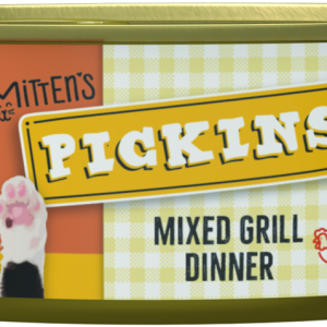 Mitten's Pickins Wet Cat Food, Mixed Grill Dinner Pat??, 5.5 Ounces