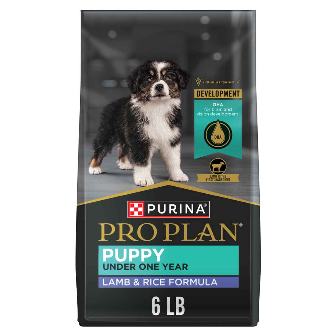Purina Pro Plan Real Meat, High Protein Dry Puppy Food, Lamb & Rice Formula - Image 2