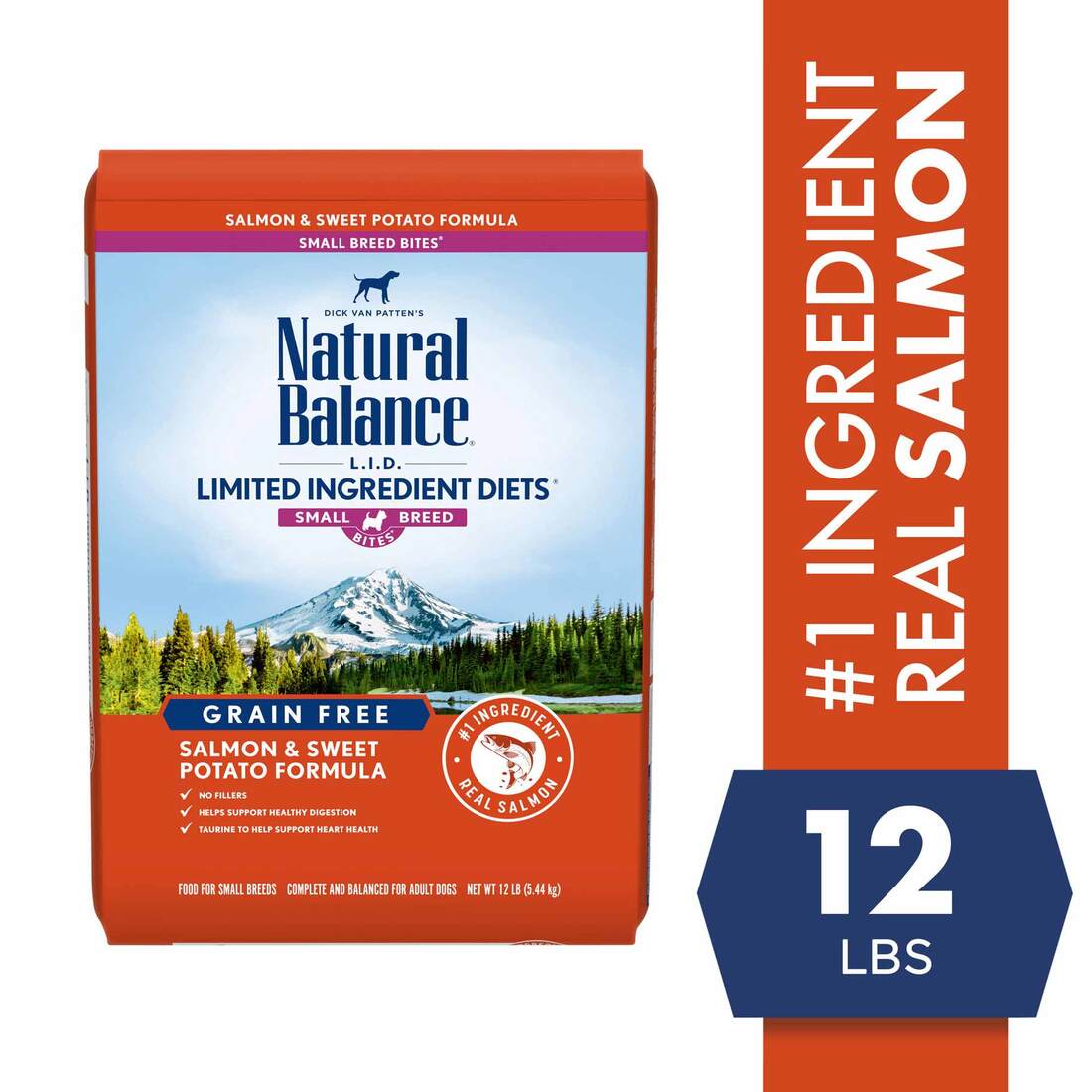 Natural Balance L.I.D. Limited Ingredient Diets Salmon & Sweet Potato Formula Small Breed Bites Dry - Image 2