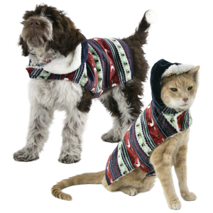 Play On Fair Isle Dog or Cat Hoodie