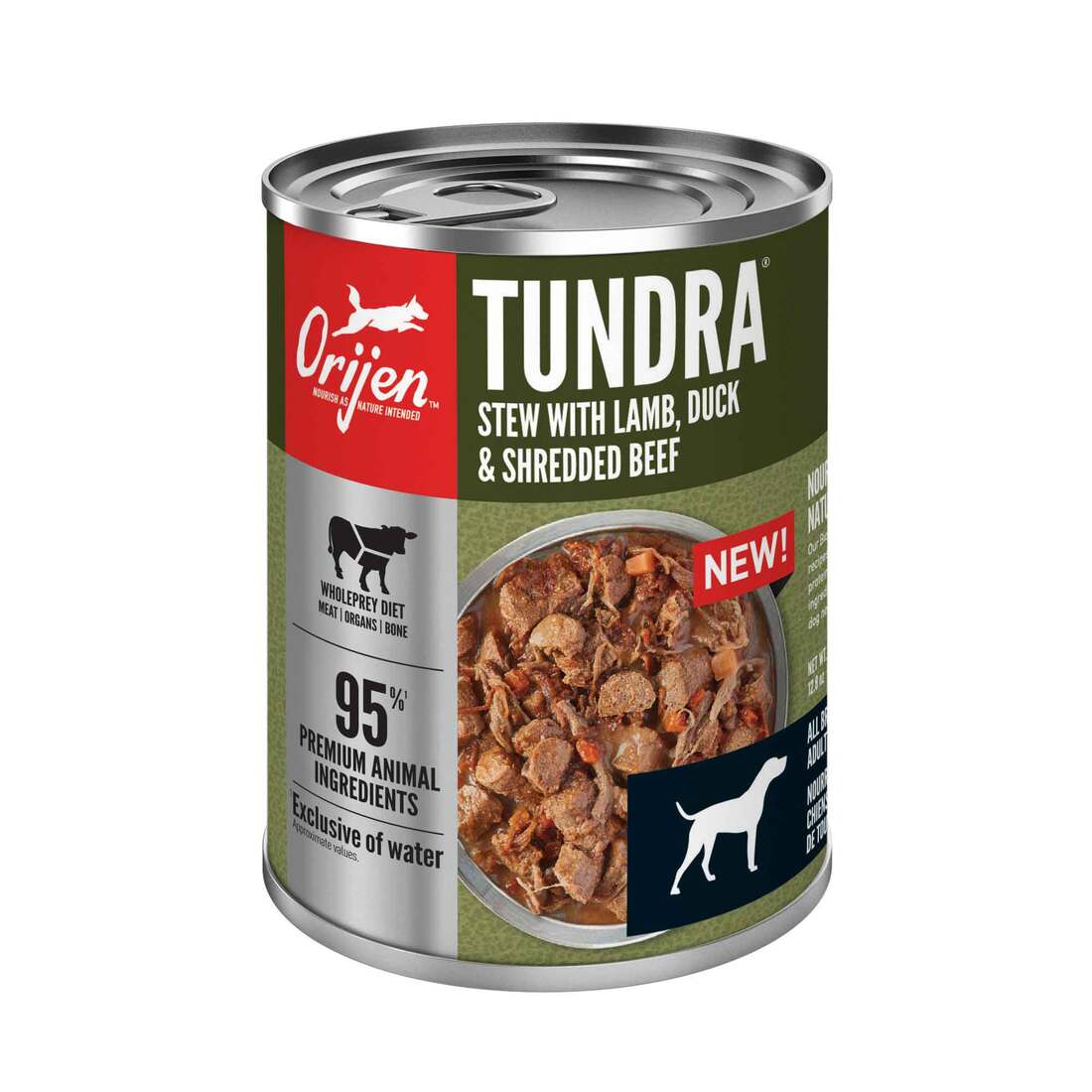 ORIJEN Real Meat Shreds, Grain-Free, Premium Wet Dog Food - Image 2