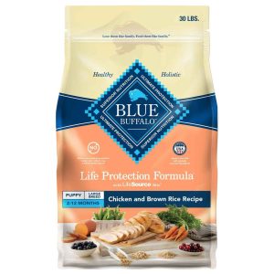 Blue Buffalo Life Protection Formula Large Breed Natural Puppy Dry Dog Food, Chicken & Brown Rice Re