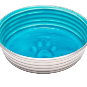 Loving Pets Le Bol Seine Blue Bowl, Medium