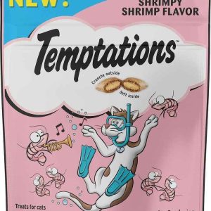 Whiskas Temptations Shrimpy Shrimp Flavor Cat Treats, 6.3 Ounces