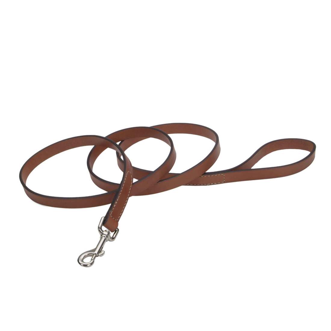 Circle T® Oak Tanned Leather Dog Leash, Tan - Image 2