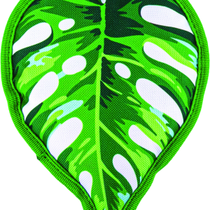 Play On Spring/Summer Dog Toy Tough Plush Leaf