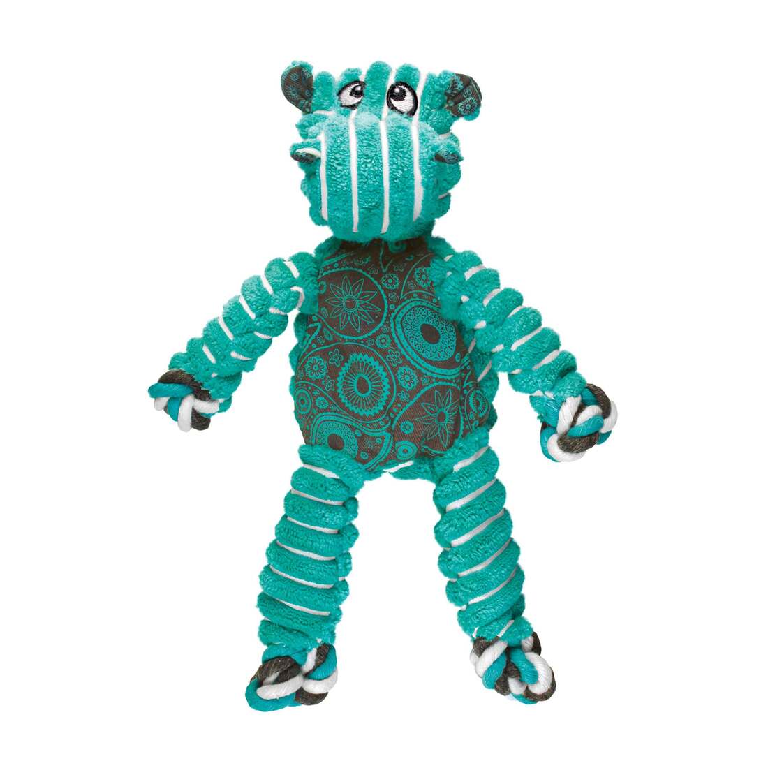KONG Floppy Knots Hippo Dog Toy, Small/Medium
