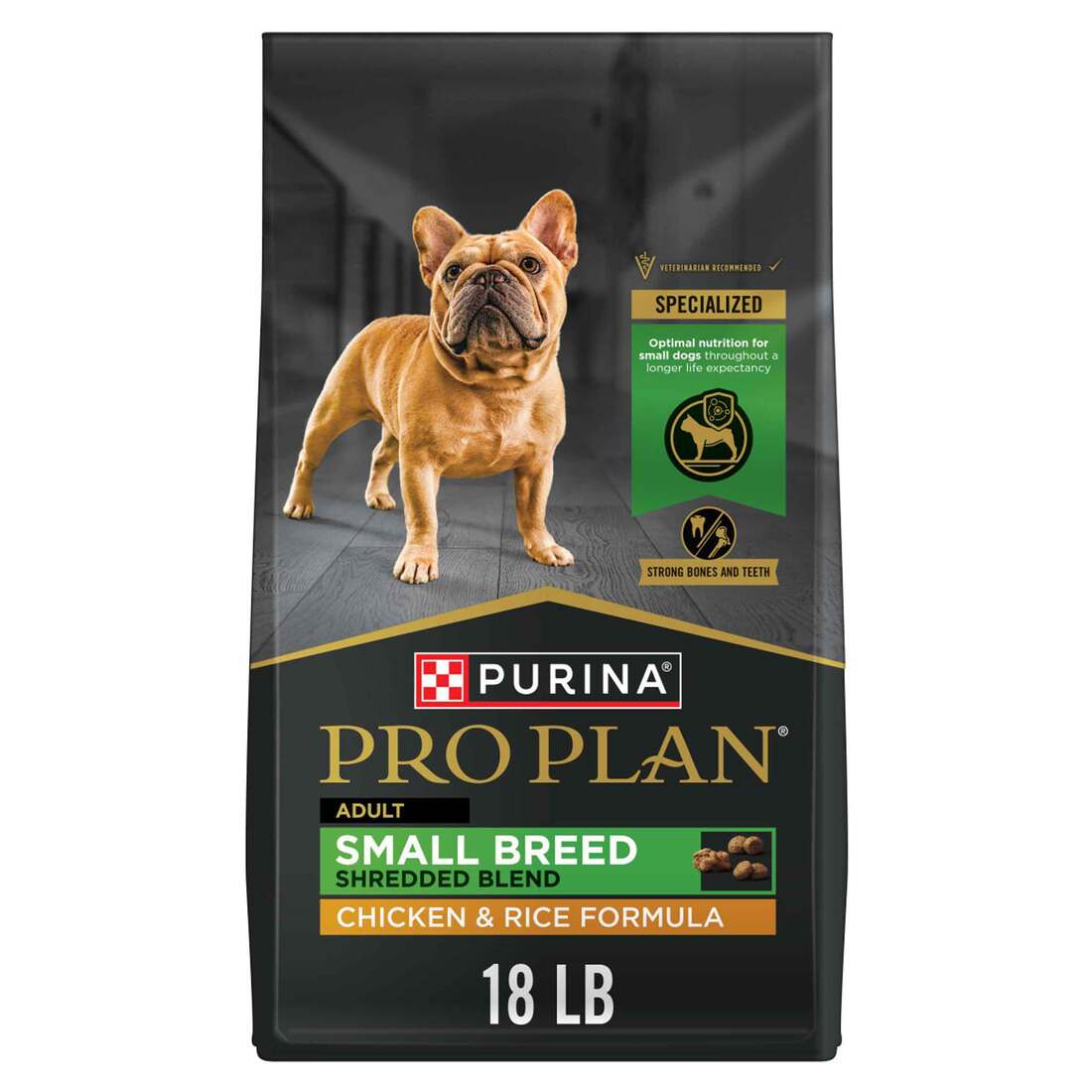 Purina Pro Plan Small Breed Dog Food With Probiotics for Dogs, Shredded Blend Chicken & Rice Formula - Image 2