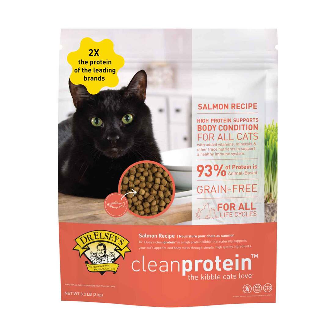 Dr Elsey's cleanprotein Dry Cat Food, Salmon - Image 2
