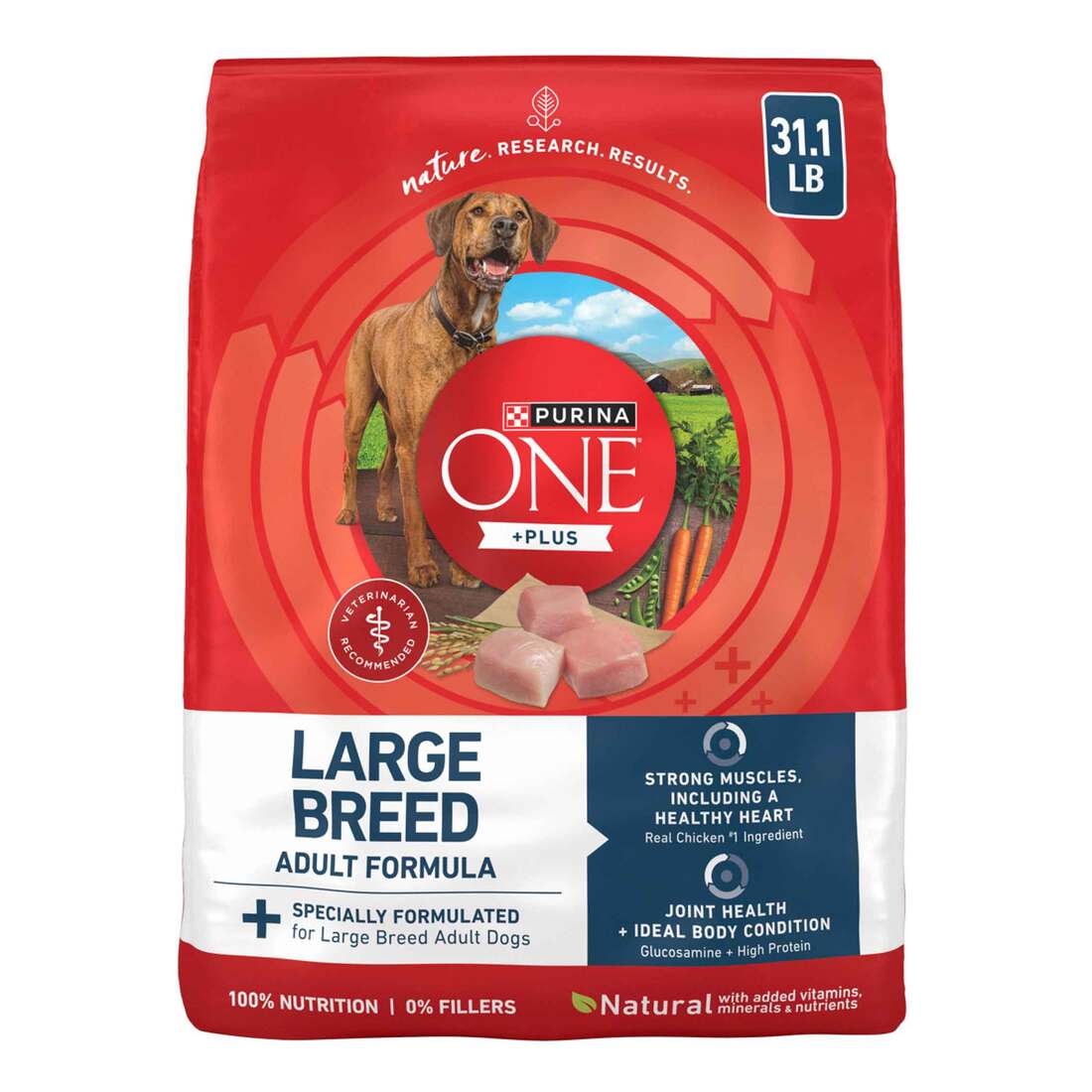 Purina ONE Natural Large Breed Adult Dry Dog Food, +Plus Formula - Image 2