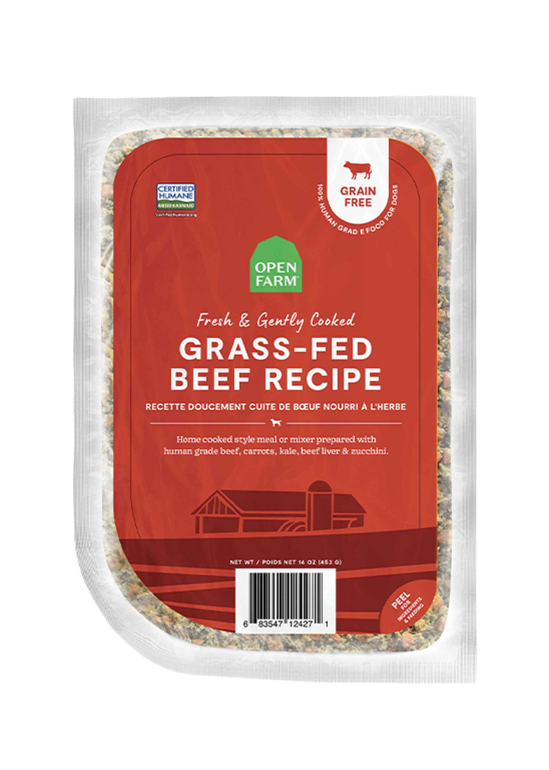 Open Farm Gently Cooked Beef Frozen Dog Food, 16 Ounces - Not Available For Delivery