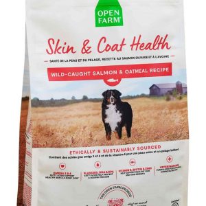 Open Farm Skin and Coat Health Dry Dog Food, Salmon and Oatmeal, 4 Pounds
