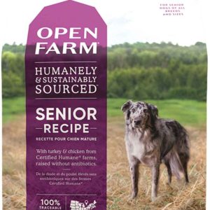 Open Farm Senior Grain Free Kibble Dry Dry Dog Food, 22 Pounds