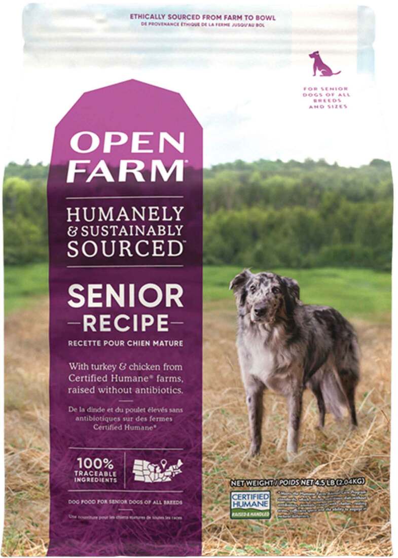Open Farm Senior Grain Free Kibble Dry Dog Food
