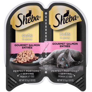 Sheba Perfect Portions™ Wet Cat Food, Grain Free Salmon Cuts, 2.6 Ounces