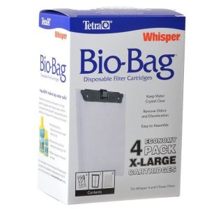 Tetra Whisper Bio-Bag Cartridge, Unassembled, XL 4 pack