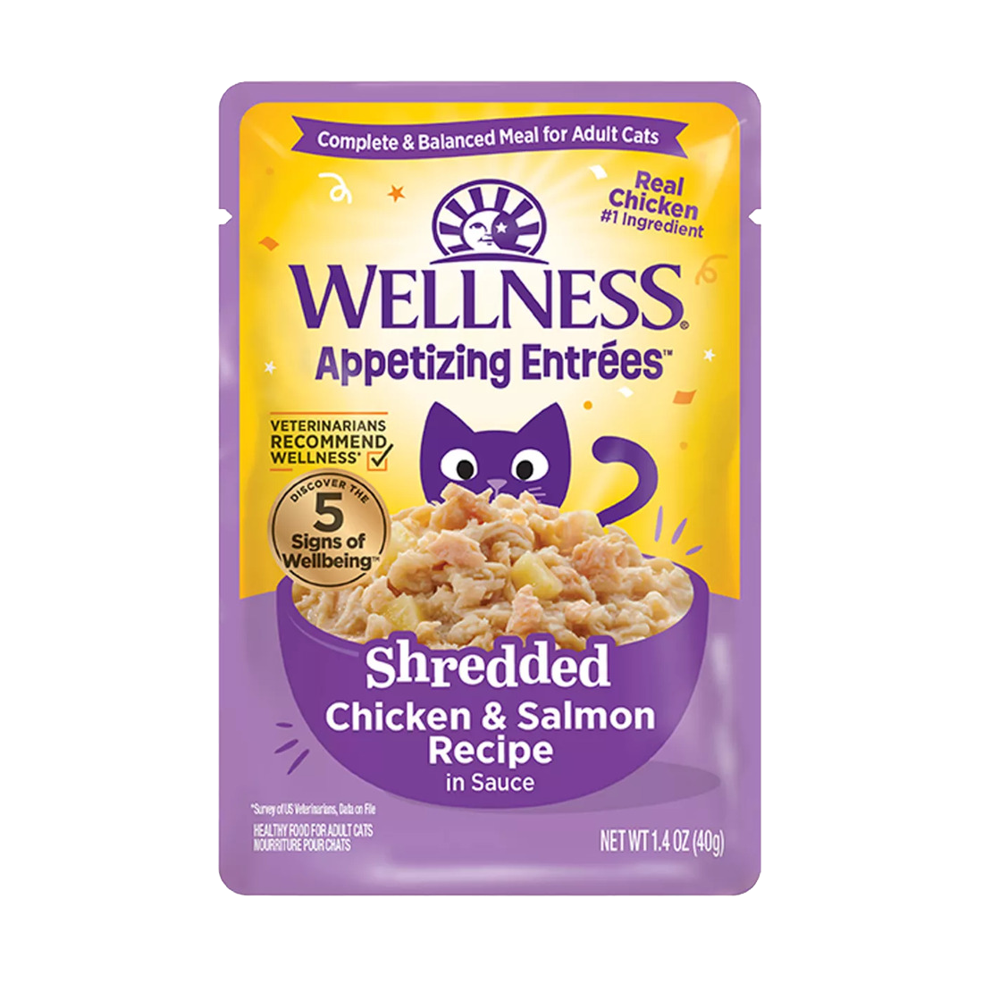 Wellness Appetizing Entrées™ Shredded Natural Wet Cat Food