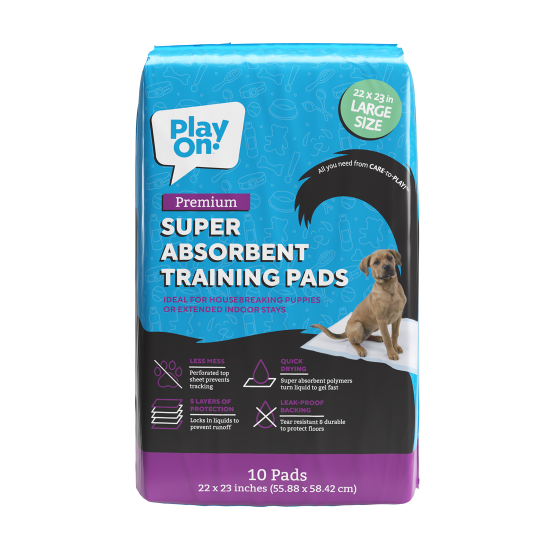 Play On Premium Super Absorbent Training Pads - Image 3