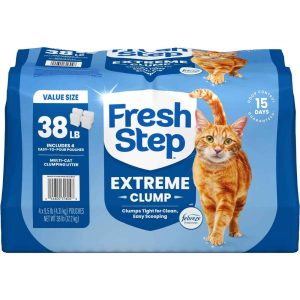 Fresh Step Extreme Clump Cat Litter, 38 Pounds