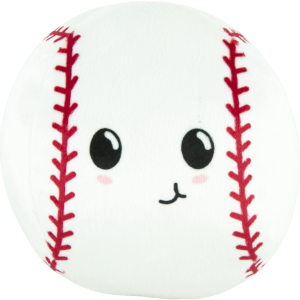 Play On Plush Two-in-One Baseball and Spike Ball Dog Toy, 5 Inches