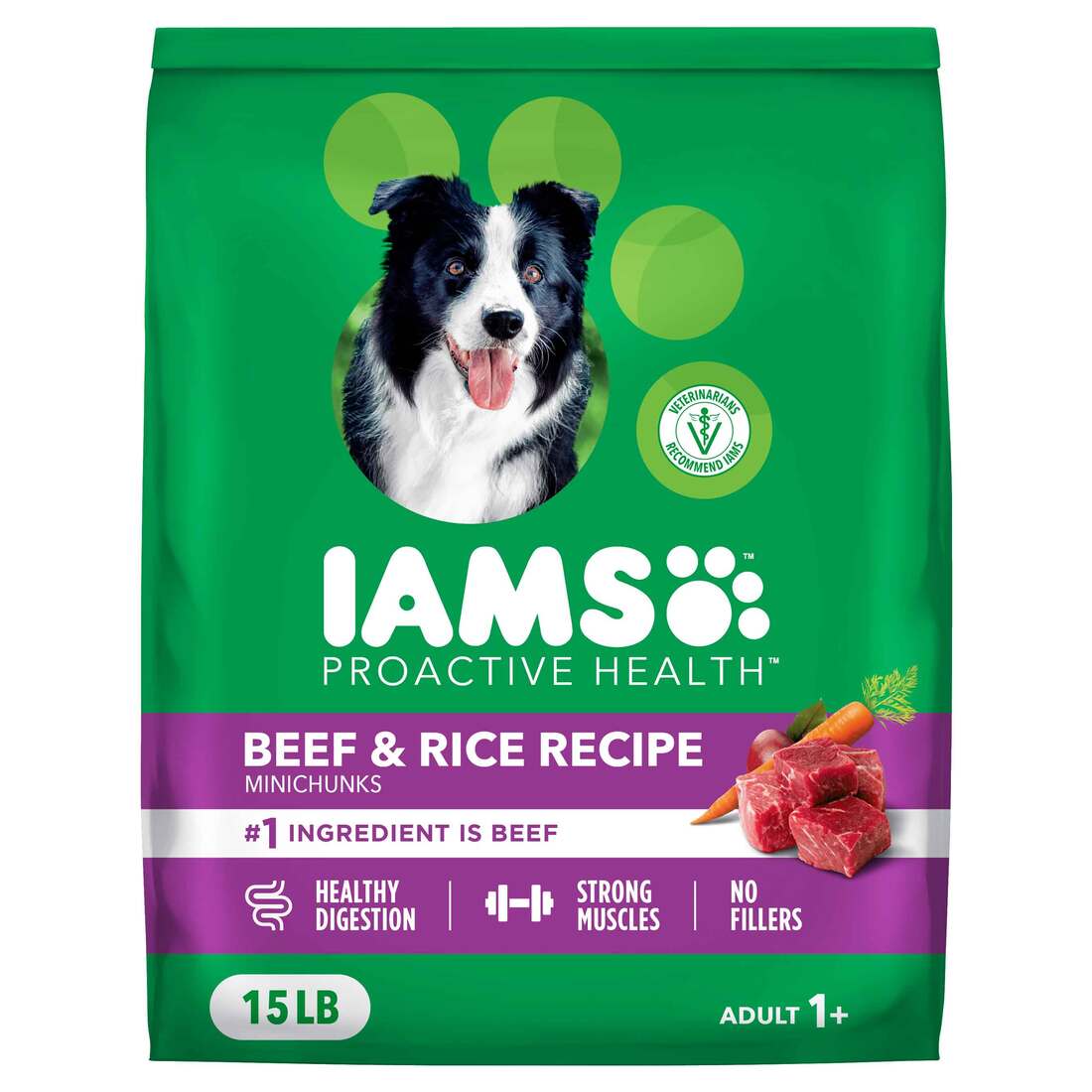 IAMS® Proactive Health With Beef & Rice Dry Dog Food - Image 2