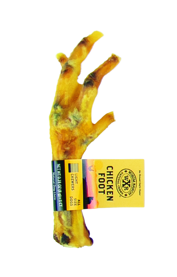 Wixom Ranch Natural Chews Chicken Foot, 1 Count
