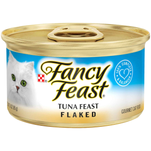 Purina Fancy Feast Flaked Wet Cat Food, Tuna Feast - 3 Ounce Can