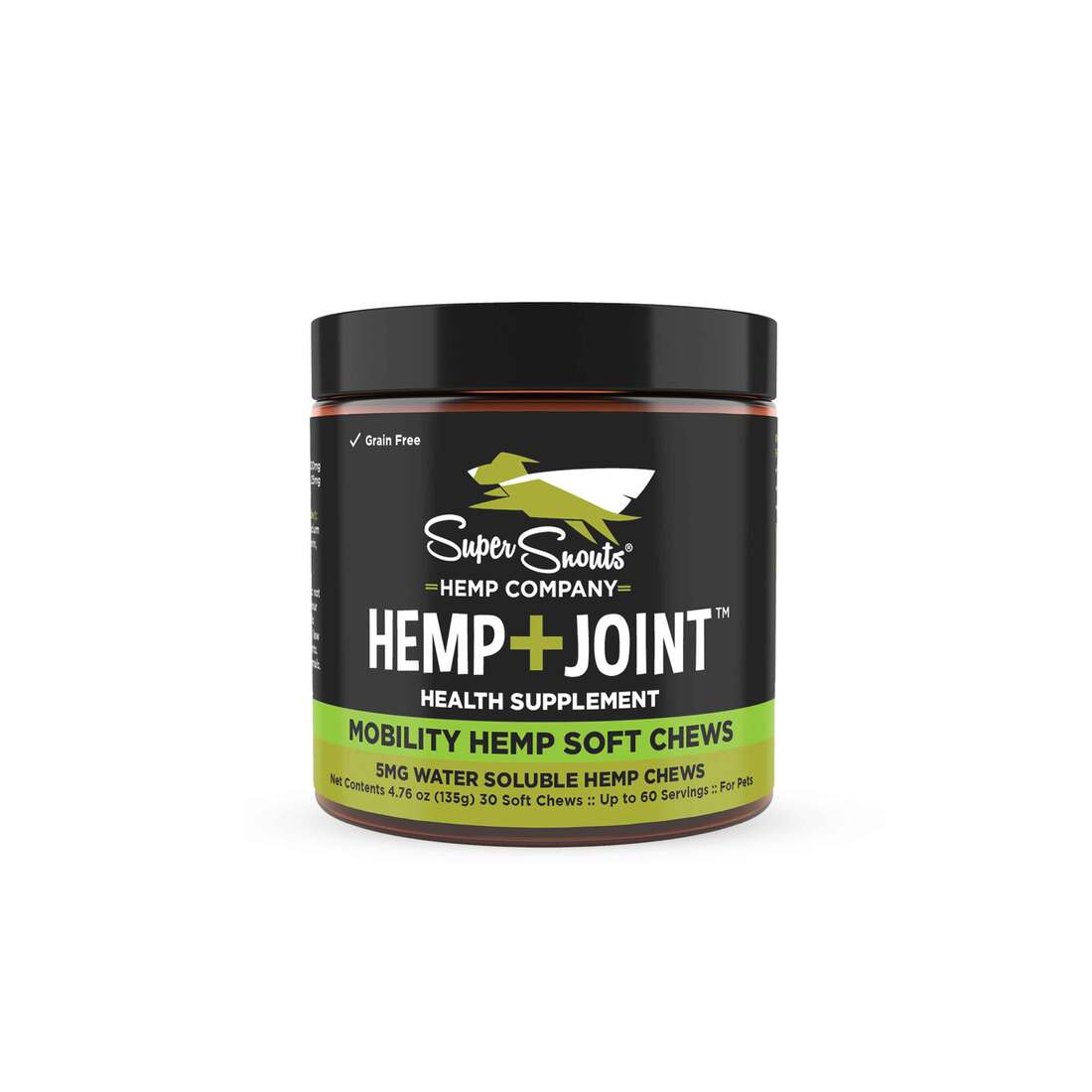 Super Snouts Hemp+Joint Dog Chew, 4.76 Ounces